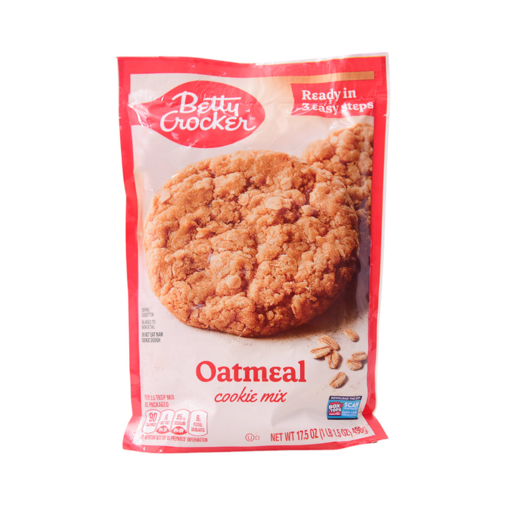 BETTY CROCKER OATMEAL COOKIE MIX 496G