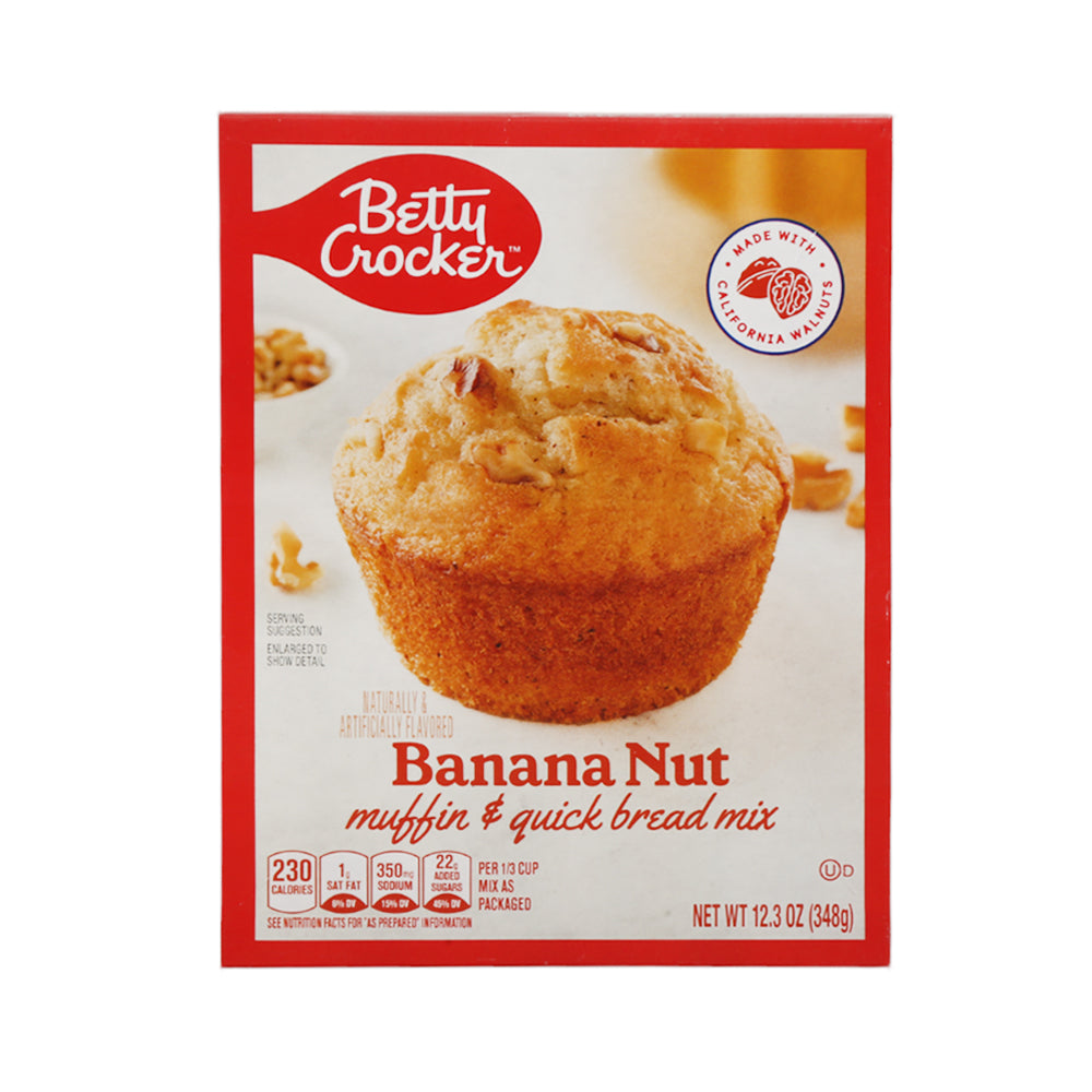 BETTY CROCKER BANANA NUT MUFFIN & QUICK BREAD MIX 348G