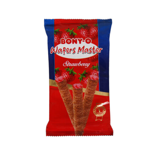 BONY-O WAFER MASTER STRAWBERRY 80 GM