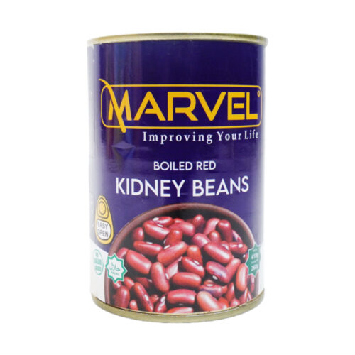 MARVEL BOILED RED KIDNEY BEANS TIN 400 GM