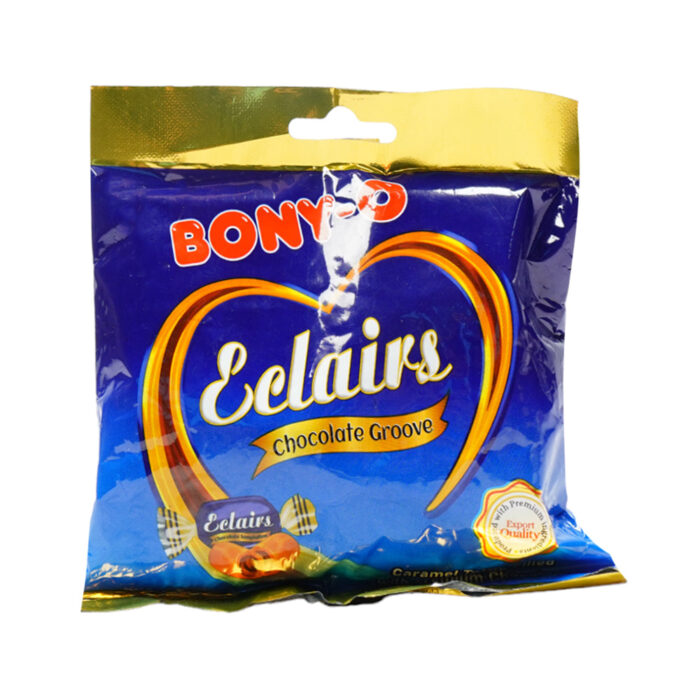BONY-O PREMIUM CHOCOLATE ECLAIR 105 GM