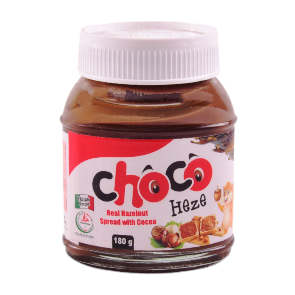 CHOCO HAZELNUT SPREAD WITH COCOA CHOCOLATE 180 GM