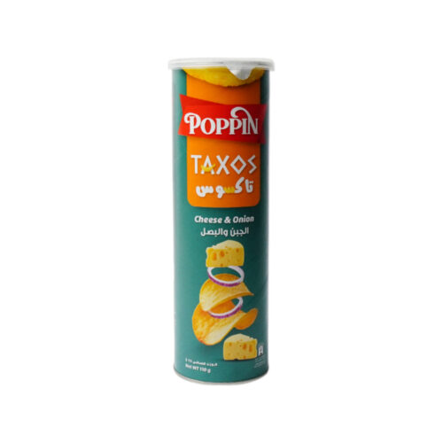 POPPIN CHIPS TAXOS CHEESE & ONION 110 GM