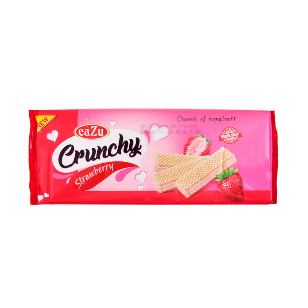EAZU CRUNCHY WAFER (STRAWBERRY) 75 GM