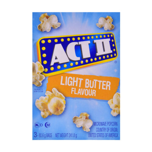 ACT2 POP CORN LIGHT BUTTER 241.8 GM BASIC