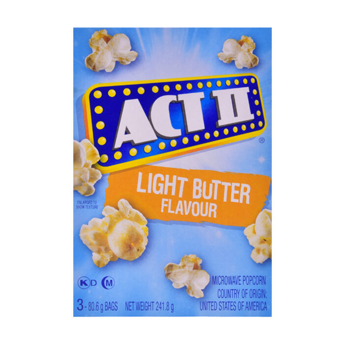 ACT2 POP CORN LIGHT BUTTER 241.8 GM BASIC