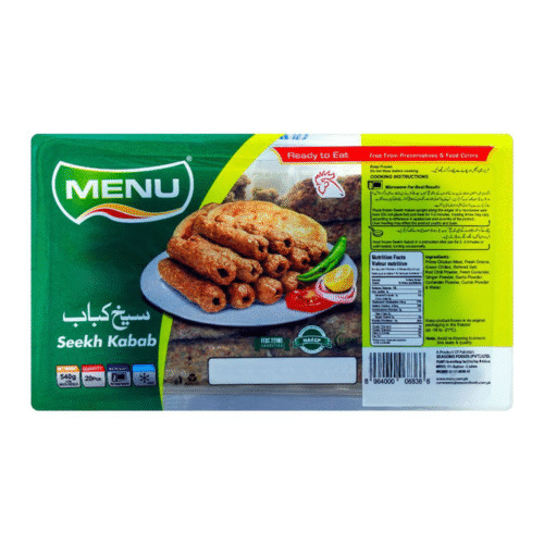 MENU SEEKH KABAB 20 PCS 540 GM