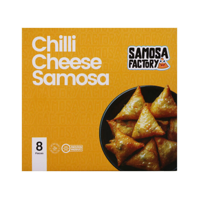 FROZEN FACTORY CHILLI CHEESE SAMOSA 8 PC 240 GM