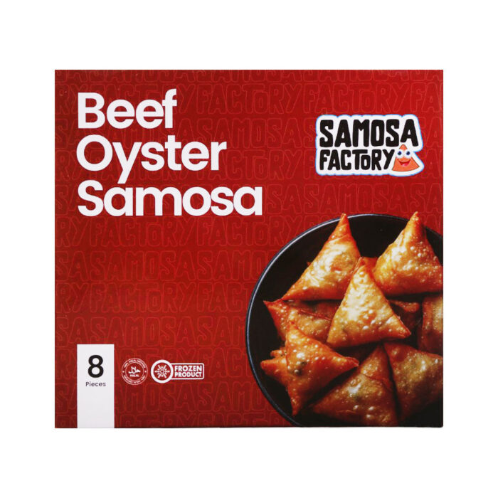 FROZEN FACTORY BEEF SAMOSA 8 PC 240 GM