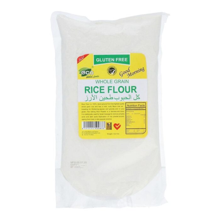 ECO WHOLE GRAIN RICE FLOUR 700 GM