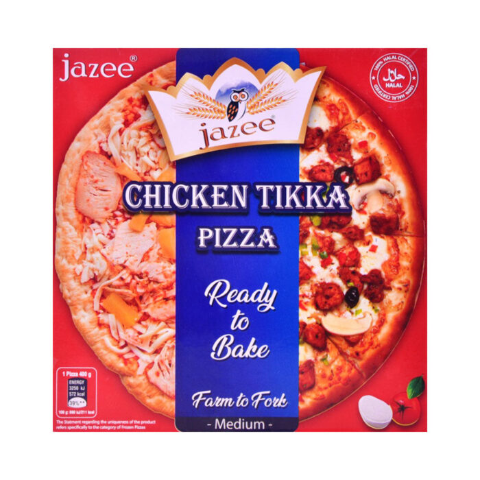 JAZEE CHICKEN TIKKA M PIZZA 400 GM