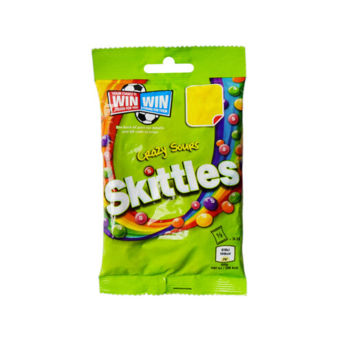 SKITTKES CANDY CRAZY SOURS POUCH 109 GM