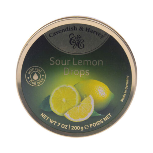 CAVENDISH & HARVEY SOUR LEMON DROPS 200 GM
