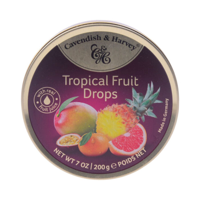 CAVENDISH AND HARVEY TROPICAL FRUIT DROPS 200GM