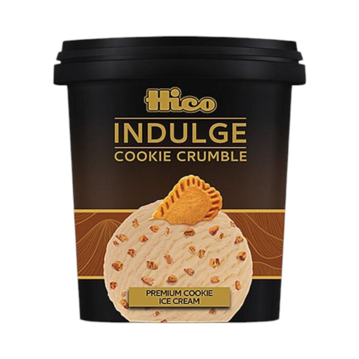 HICO INDULGE COOKIE CRUMBLE PREMIUM ICE CREAM 500ML