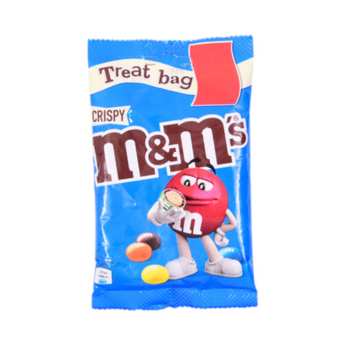 M & M CRISPY CHOCOLATE POUCH 77GM