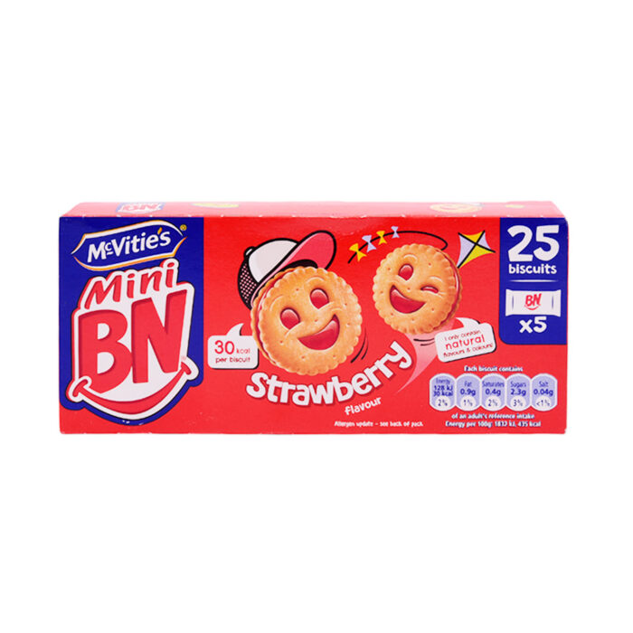 MCVITIES BISCUITS MINI BN STRAWBERRY 175 GM