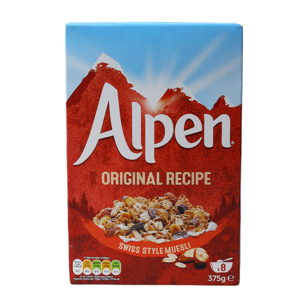 ALPEN CEREAL ORIGINAL MUESLI 375 GM