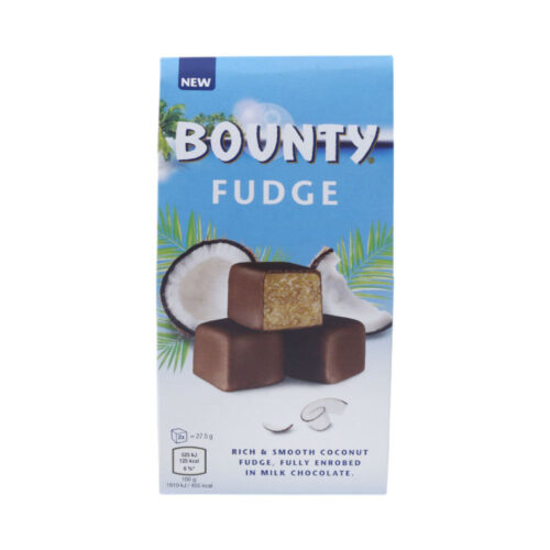 BOUNTY CHOCOLATE FUDGE RICH & SMOOTH COCONUT 110 GM