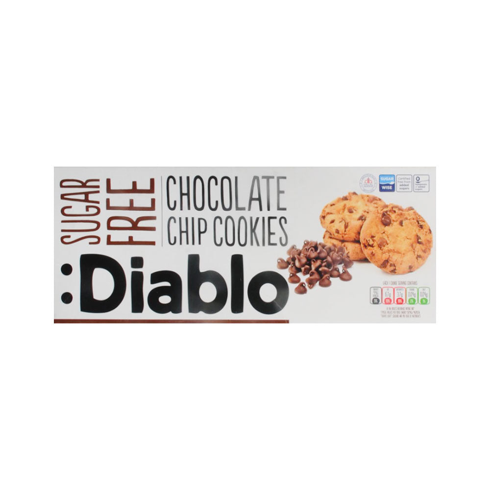 DIABLO COOKIES SUGAR FREE CHOCOLATE CHIP 130 GM