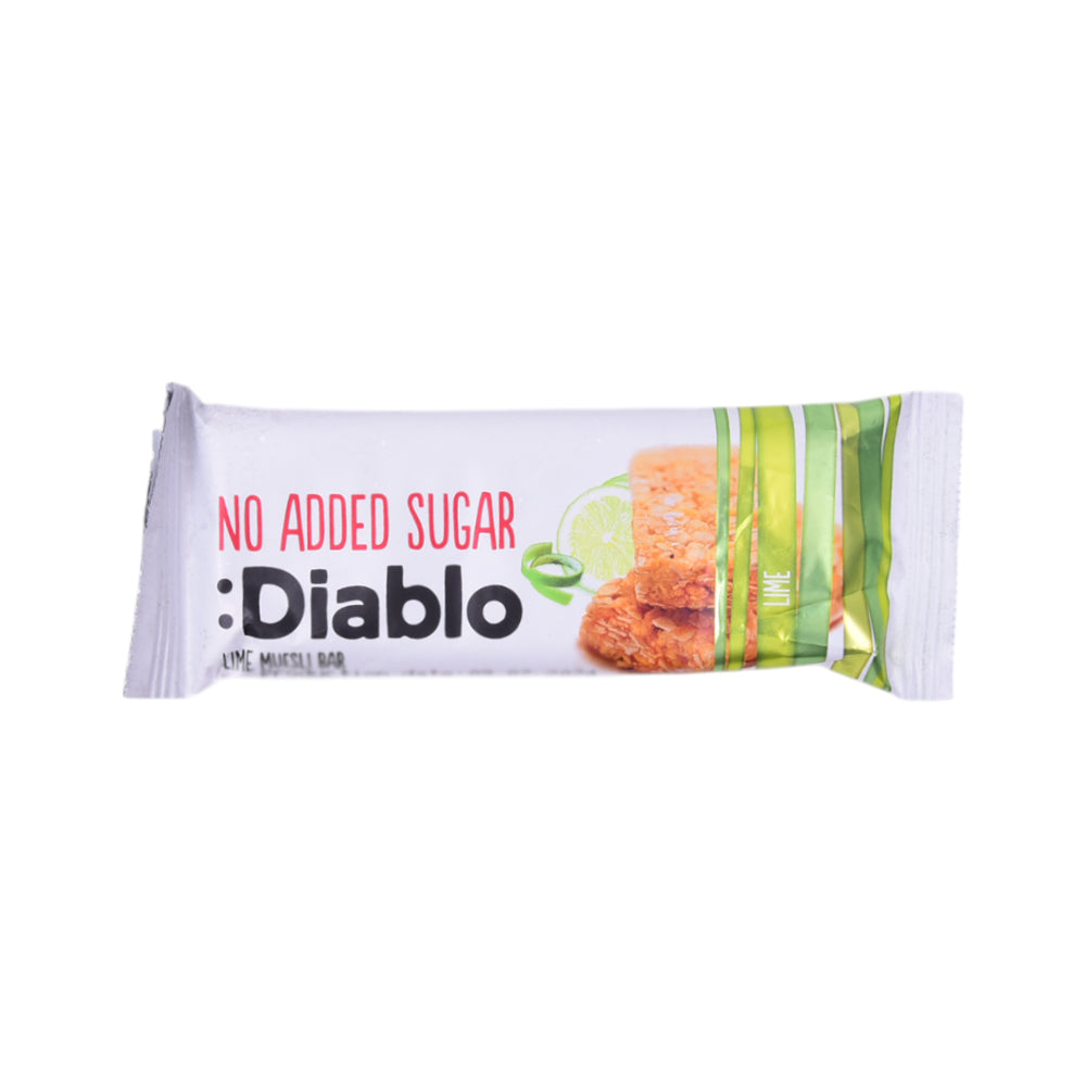 DIABLO BAR SUGAR FREE LIME MUESLI 30 GM