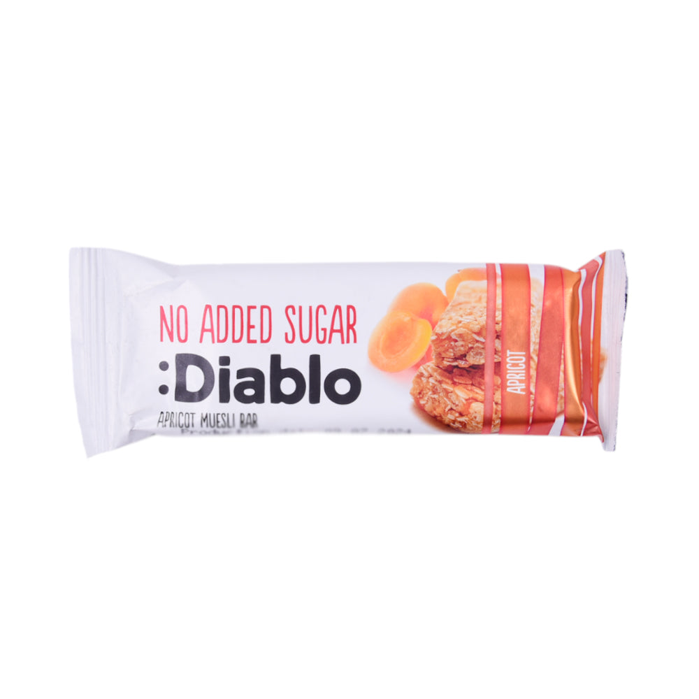 DIABLO BAR SUGAR FREEAPRICORT MUESLI 30 GM