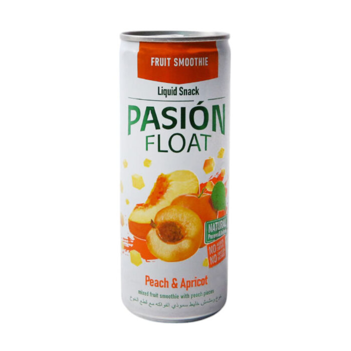 PASION FLOAT PEACH & APRICOT CAN (SUGAR FREE) 240 ML