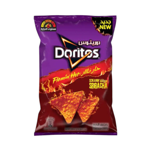 DORITOS CHIPS FLAMIN HOT 195 GM