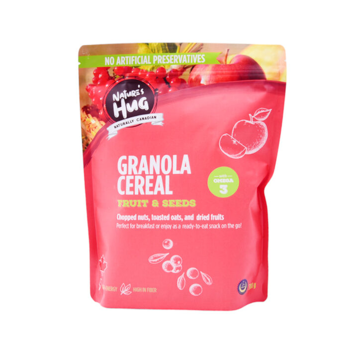 N HUG GRANOLA FRUIT AND SEEDS CEREAL 300 GM