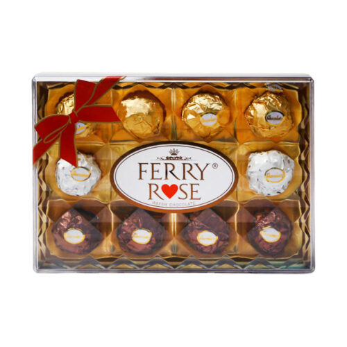 FERRY ROSE CHOCOLATE MULTI SQUARE T-12 140 GM