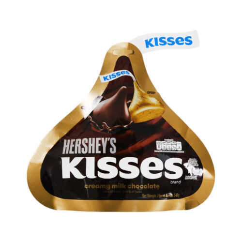 HERSHEYS KISSES CHOCOLATE CREAMY MILK POUCH 146 GM