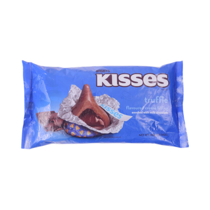 HERSHEYS KISSES CHOCOLATE TRUFFLE POUCH 300 GM