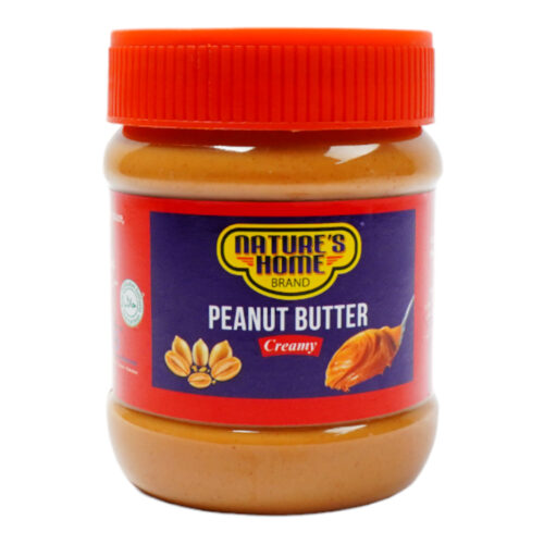 NATURES HOME PEANUT BUTTER CREAMY 340 GM