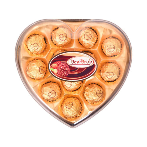 DEW DROP PEANUT CHOCOLATE GOLDEN HEART H12G 150 GM