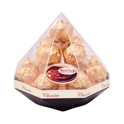 DEW DROP PEANUT CHOCOLATE GOLDEN DIAMOND SHAPE D13G 163 GM
