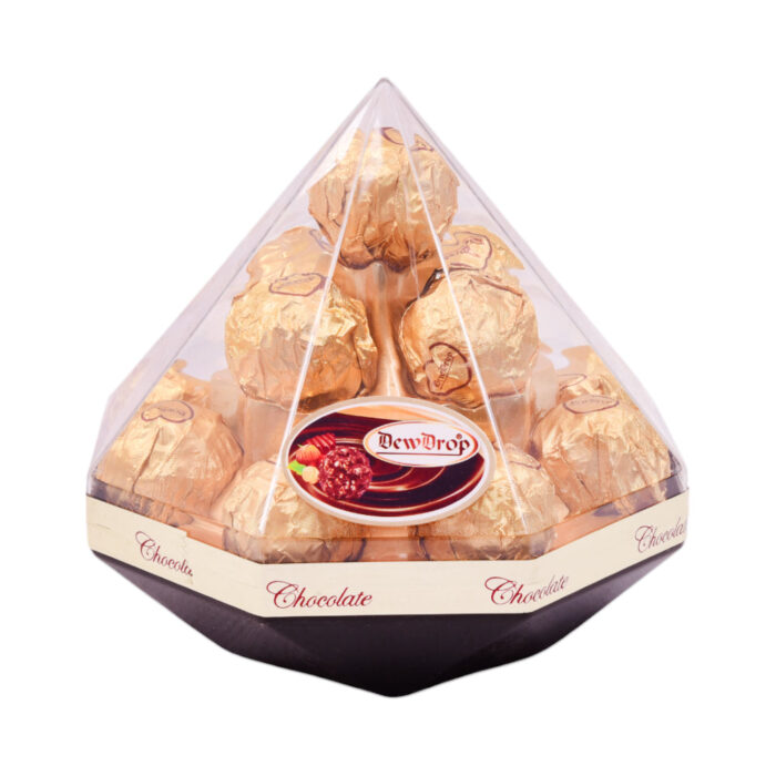 DEW DROP PEANUT CHOCOLATE GOLDEN DIAMOND SHAPE D13G 163 GM