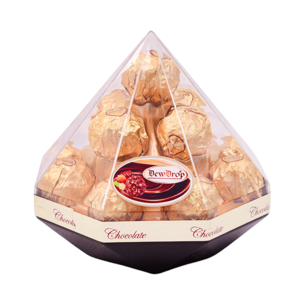 DEW DROP PEANUT CHOCOLATE GOLDEN DIAMOND SHAPE D13G 163 GM