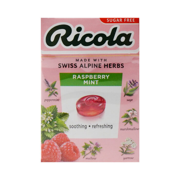 RICOLA CANDY RASPBERY MINT SUGAR FREE 40 GM