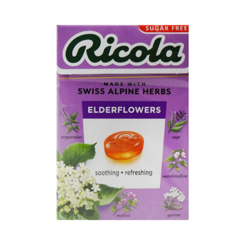 RICOLA CANDY ELDERFLOWER SUGAR FREE 45 GM