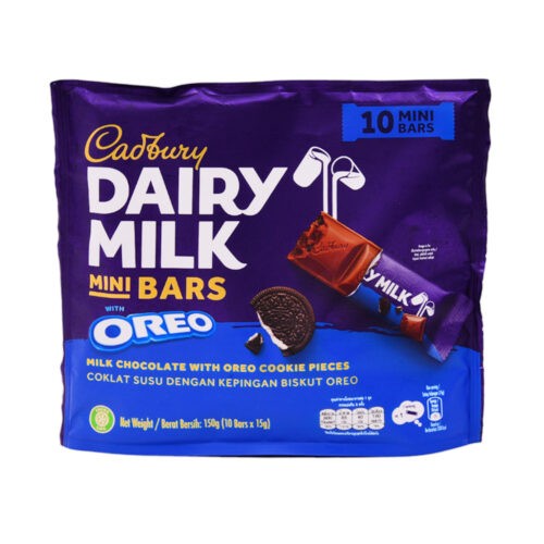CADBURY DAIRY MILK CHOCOLATE WHITE OREO POUCH 150 GM