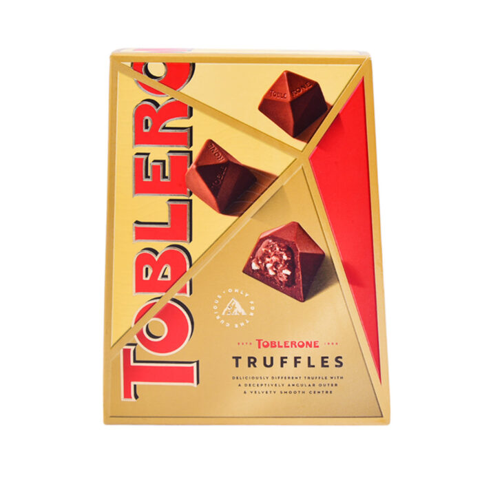 TOBLERONE TRUFFLES CHOCOLATE HONEY & ALMOND NOUGAT 180 GM