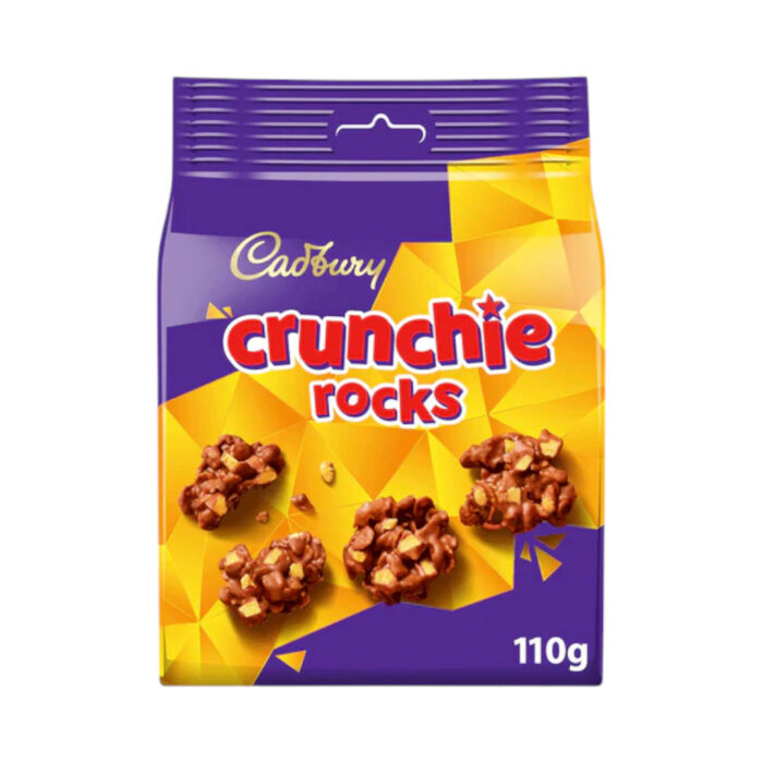 CABDURY CHOCOLTE CRUNCHIE ROCKS 110 GM BASIC