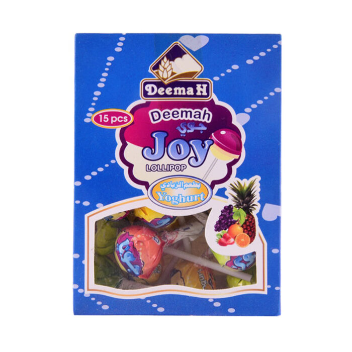 DEEMAH JOY LOLLIPOP YOGURT 15 PCS 10 GM