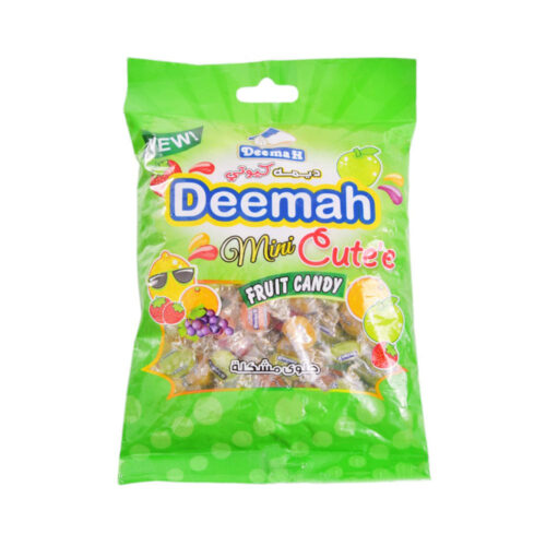 DEEMAH MINI CUTEE FRUIT CANDY POUCH 225 GM