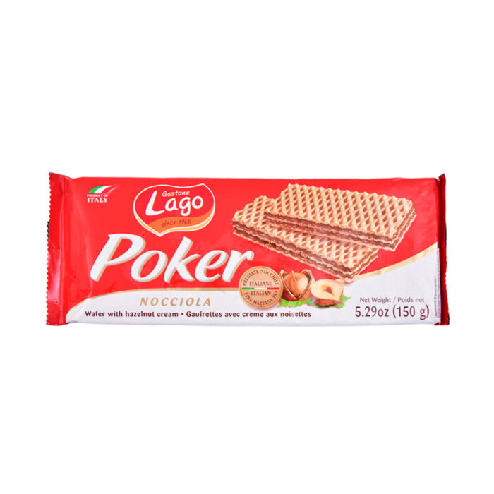 GASTONE LAGO WAFER POKER NOCCIOLA 150 GM