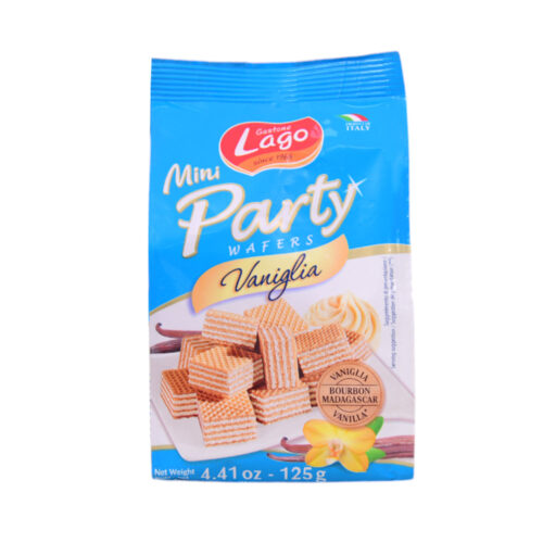 GASTONE LAGO WAFFER MINI PARTY VANILLA CREAM 125 GM