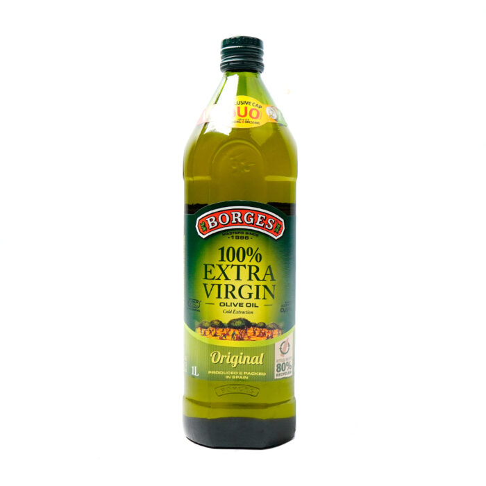 BORGES EXTRA VIRGIN OLIVE OIL ORIGINAL BOTTLE 1 LTR