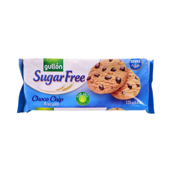 GULLON BISCUITS CHOCO CHIP SUGAR FREE 125 GM