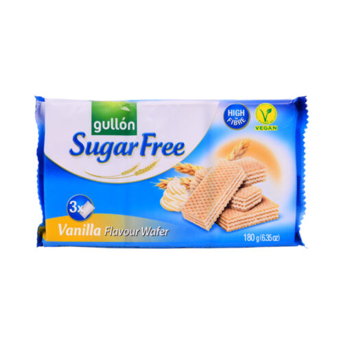 GULLON WAFER VANILLA SUGAR FREE 180 GM