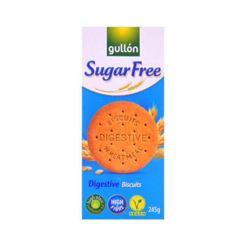 GULLON SUGAR FREE DIGESTIVE WHEAT MEAL BISCUITS 245 GM